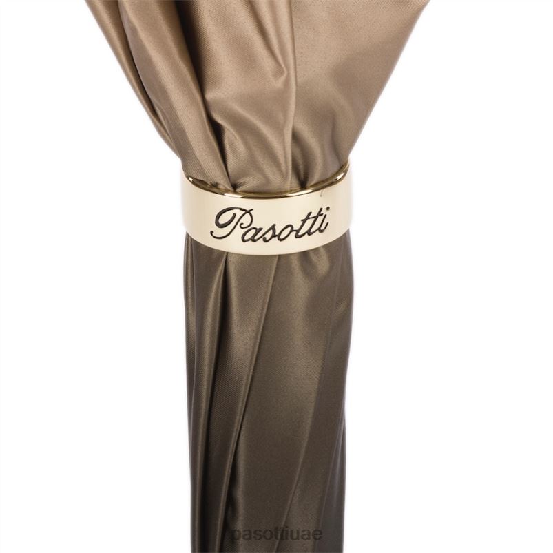 مظلة | 189 21285-1 ع - مظلة عاجية مخططة من الداخل، قماش مزدوج PASOTTI Z446V459